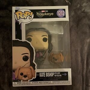 Funko Pop! Hawkeye Kate Bishop with Dog Figure